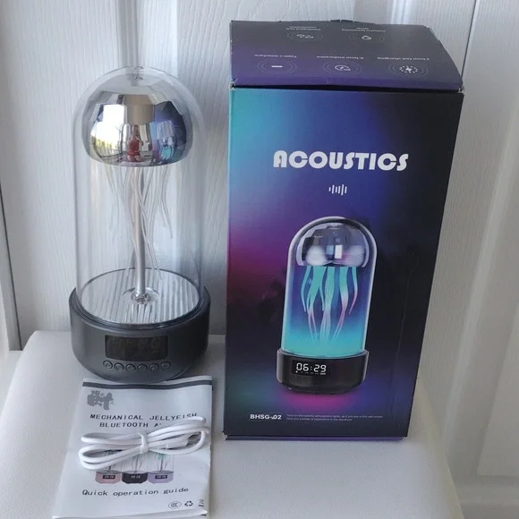 Bluetooth Speaker Mechanical Motion Jellyfish Lights - Picture 4 of 16